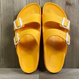 Birkenstock Arizona Essentials Eva Sandals Women’s Size 38 Scuba Yellow Color